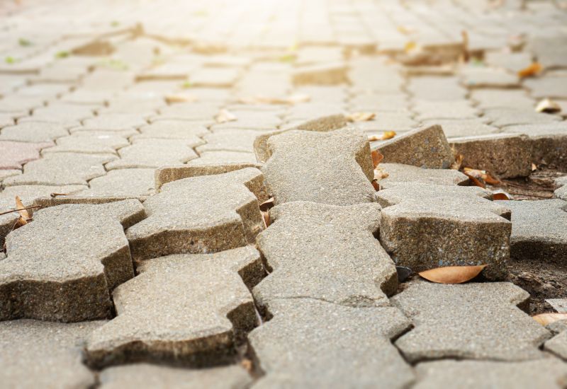 Repairing Cracked Or Damaged Pavers